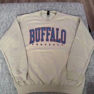 Buffalo Football Beige Sweater